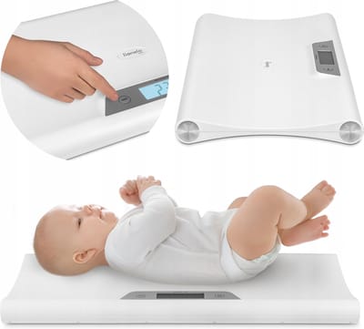 Lionelo Babybalance - Elektronische Babyweegschaal - tot 20 kg - Groot display