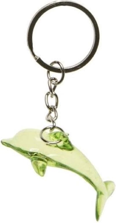 Lg-imports Sleutelhanger Dolfijn Junior 4,2 Cm Groen