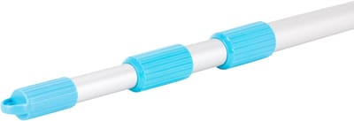 Intex Uitschuifbare Telescoopsteel 29054, Tot 239 cm, Ø 26,2 mm, Voor Schepnet en Schoonmaakborstel, Voor Zwembadonderhoud, Zilver