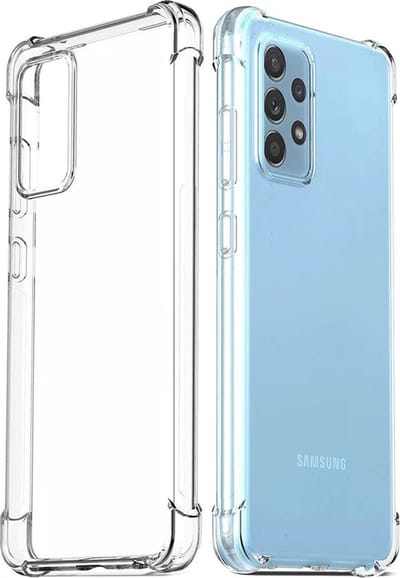 Crystal Anti Schok Doorzichtig Bescherming Hoesje - Geschikt voor Samsung Galaxy A25 - Extra sterke hoeken back cover - Transparant