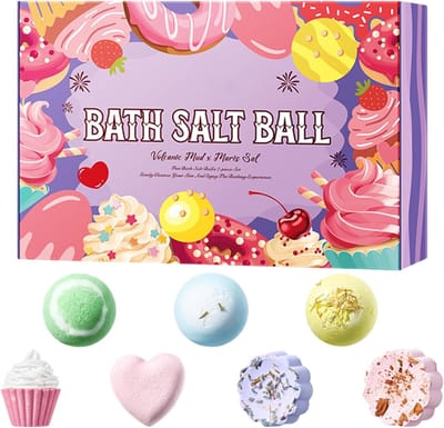 Badballenset - Bruisballen - Ontspanning - 7-delige set - 20x7x14cm