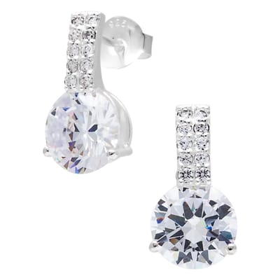 WeLoveSilver - oorhangers zilver - kristallen - luxe en chique