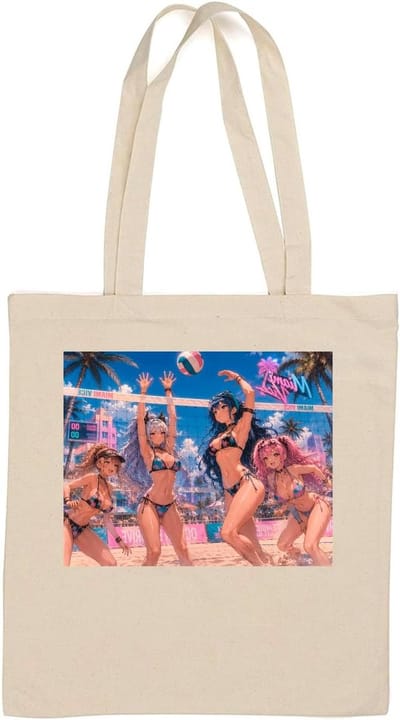 Draagtas - Katoenen tas - Boodschappen doen - Natuurlijk katoen - 36x42 cm - Wit