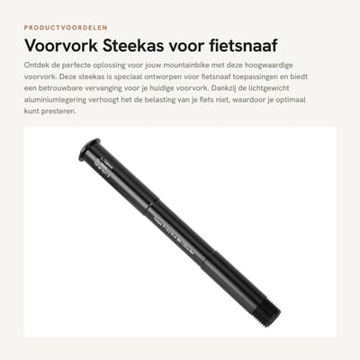 Dailygoods- Steekas Lichtgewicht - Voorvork - Aluminiumlegering - Corrosiebestendig - Vervanging voor RockShox - Eenvoudige installatie