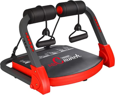 Buikspieroefening apparaat voor thuis, compacte core machine met weerstandsbanden