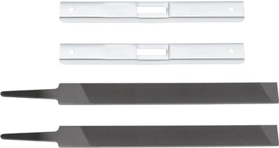 Dailygoods- Kettingzaag Slijper - 2 Sets Gereedschap - Platte Vijl/Kettingzaagslijper - Dieptemeter - Koolstofstaal - Efficiënt Slijpen - Slijpgereedschap