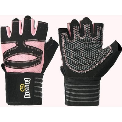 GOUNOD Gewichthefhandschoenen Polsbandondersteuning Ademend Antislip Sport Gym Handschoenen Bodybuilding Powerlifting Fitness Training S