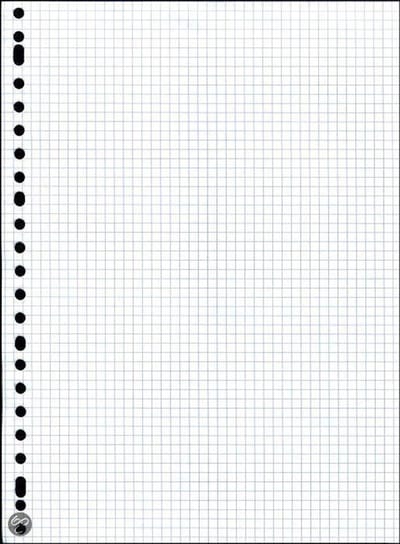 Benza - Ringbandblok - Wiskundepapier Ruit 5 mm A4 - 23 ringen