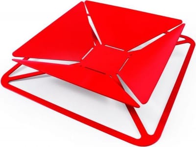 Officinanove - Flowerpower Fruitschaal - Rood - 30x30cm