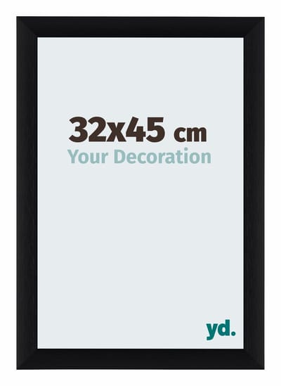 Your Decoration - Fotolijst 32x45 cm - Aluminium - Zwart Geborsteld - Tucson