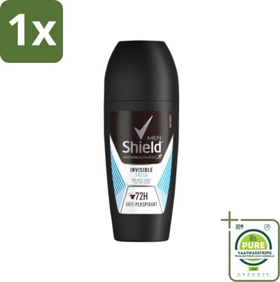 1 x Rexona Men - Invisible Fresh - Deo Roll-on - Anti-transpirant - 50 ml - Deodorant Voor Mannen - Zweetvermindering - Anti-transpirant - Frisse Geur - Huid Droog Houden