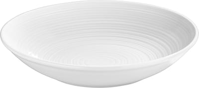 By Bone - Helix White - Bord diep - Pastabord - 1 stuk - ø 25 cm - Wit - Porselein