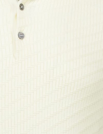 Born With Appetite poloshirt korte mouw creme