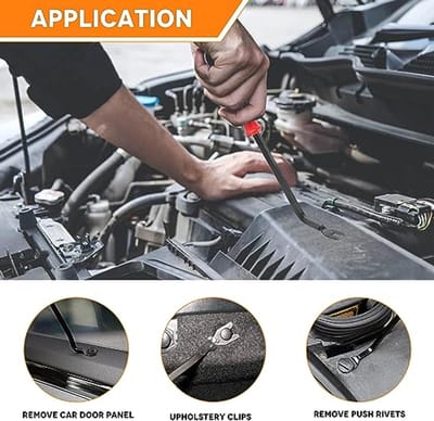 Universele Auto Bevestigingsclips en Demontage Gereedschap Set met 965 Stuks en 24 Maten