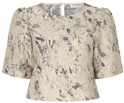 Lofty Manner T-shirt Top Jessey Rg62 Gold Blue Dames Maat - S