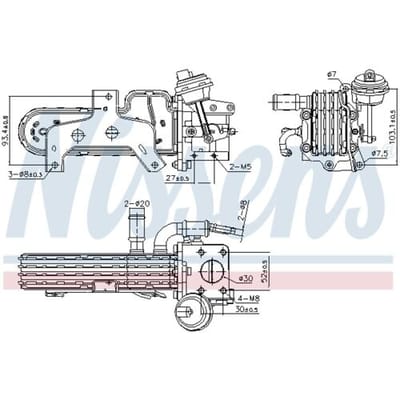 EGR-klep NISSENS 989420