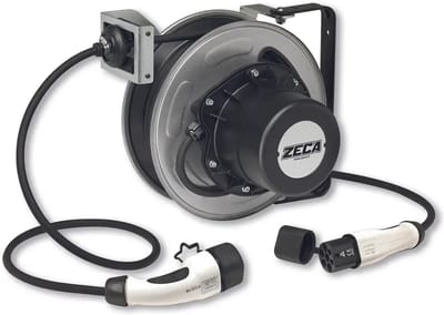 Zeca - Kabelveerhaspel EV laadkabel 7 + 1 m Single fase 32 A