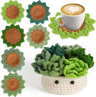 Complete Haakset voor Beginners - 6-delige Haakset met Garens, Stap-voor-Stap Instructies en Video Tutorials, Perfect als Cadeau voor Verjaardagen en Creatieve Hobby's