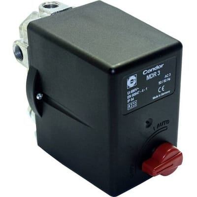 Aerotec 9063076 Perslucht-drukschakelaar 3/8 (9,525 mm) Justeerbaar 1 stuk(s)