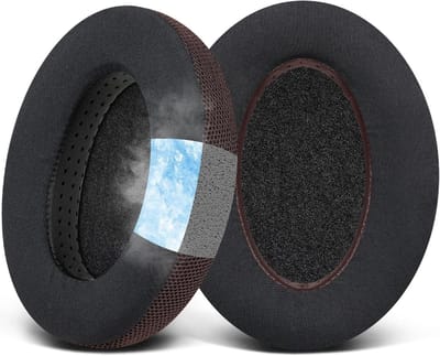 Vervangende Oorkussens van Koelgel voor Sennheiser HD650, HD660S, HD600 en meer, Comfortabele Earpads met IJszijde Stof voor Verbeterde Geluidskwaliteit en Draagcomfort