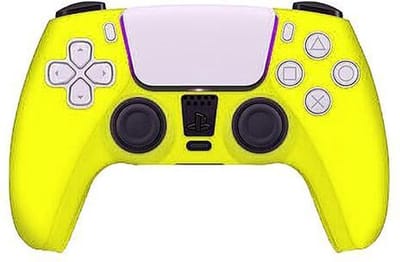 Jumada's PS5 Controller hoes - Playstation 5 - Siliconen - Gamen - Controller - Geel