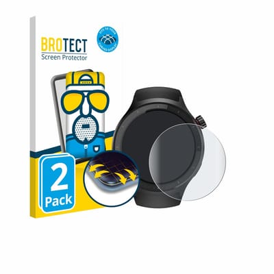 BROTECT - Screenprotector voor Motorola Moto Watch 2026 - Folie Beschermfolie matte volledig dekking 2 Stuks