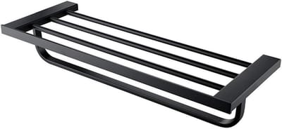 Badkamer Hardware Set - Badkamer Accessoires - Badkamer Organisatie - Roestvrij Staal - 15x5x10 cm - Mat Zwart