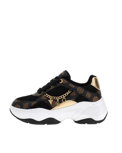 Guess Harpaa dames sneaker - Zwart multi - Maat 37