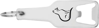 Akyol - katten flesopener - Katten - liefste kat - huisdier - cadeau - verjaardag - katten speelgoed - gepersonaliseerd - sleutelhanger met naam - 105 x 25mm