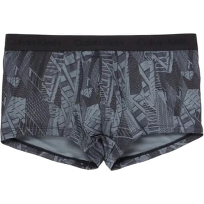 Calvin Klein Lage Comfortabele Boxer Briefs Heren Ondergoed Blauw NB3734A-LWH M gray