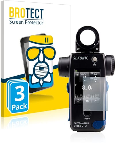 BROTECT - Screenprotector voor Sekonic L858D - Folie Beschermfolie Beschermglas matte 3 Stuks