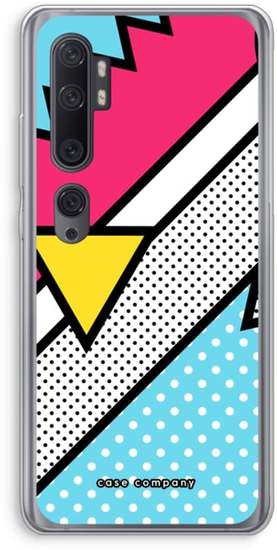 Case Company® - Hoesje geschikt voor Xiaomi Mi Note 10 Pro hoesje - Pop Art #3 - Soft Cover Telefoonhoesje - Bescherming aan alle Kanten en Schermrand