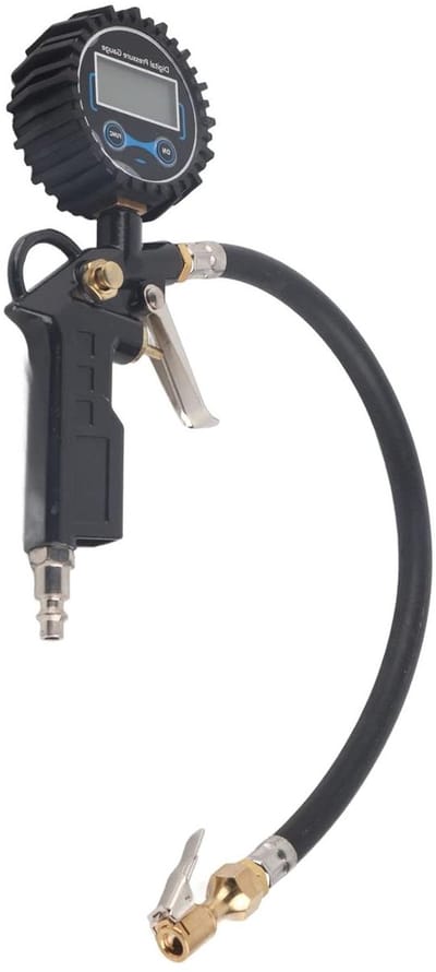 Digitale Bandenspanningsmeter - Bandenmeter LCD - Veilig Rijden - Hoge Nauwkeurigheid - 0-200 PSI - Zilver