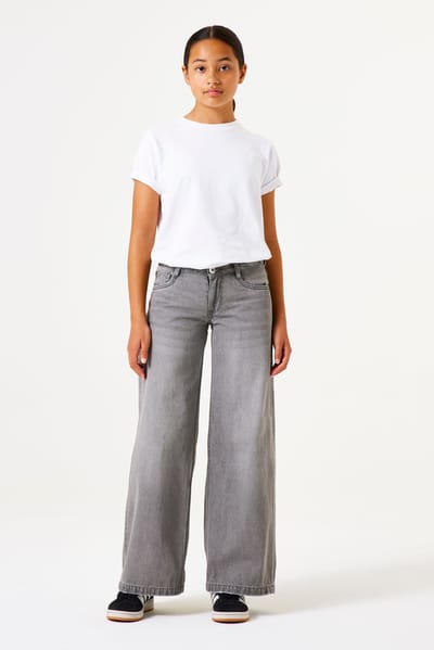Wide leg jeans in 5-pocketmodel, model 'Marall'