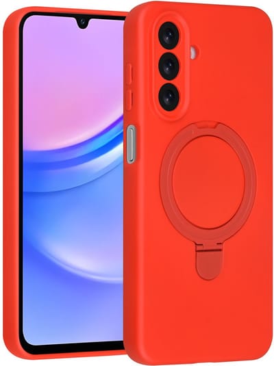TUNIQ Back cover - Galaxy A17 - Classic Rood - Magsafe met ringhouder - Slank design