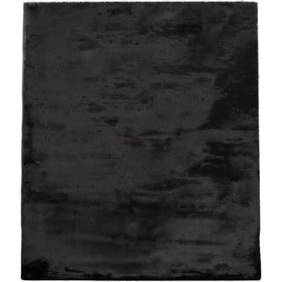 Vachtkleed Fluffy zwart 80x150 cm