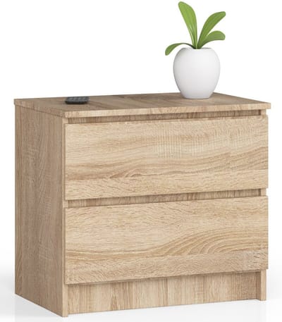 Ladekast K60 met 2 Lades / AKORD Furniture Factory / Sonoma Eik / 60 x 55 x 40 cm