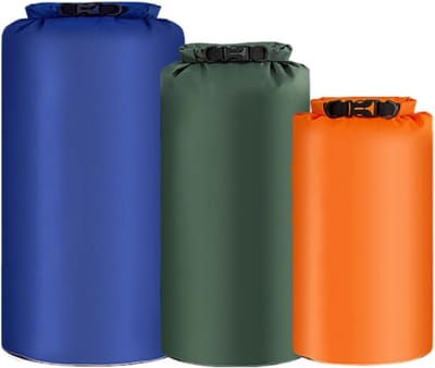 Set van 3 Waterdichte Opbergtassen voor Kamperen, Vissen en Watersportactiviteiten