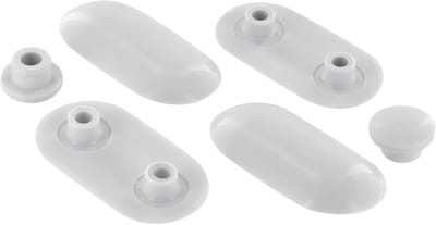 Reservebuffer Toiletbril - WC Bril Onderdeel - Badkamer Reparatie - Specifiek voor Serie - 16 x 12 x 1 cm