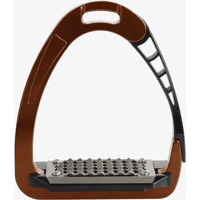 Acavallo Beugels Acavallo Arena Alupro Brown/Black - 12cm | Rood | Stijgbeugels en Beugelriemen