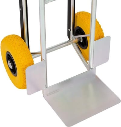 Steekwagen aluminium met vol wiel 150 kg