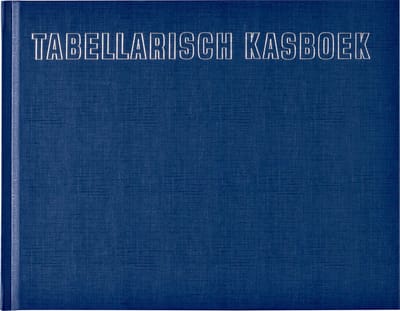 Tabellarisch kasboek A5 liggend 96blz met 2x8 kolommen