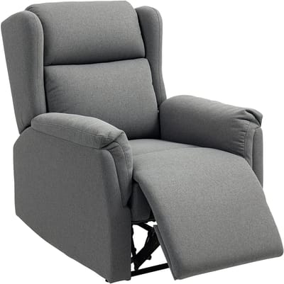 Relaxfauteuil - Zetel - 1 persoons - Met armleuning - Zeer comfortabel - Elektrisch - Donkergrijs