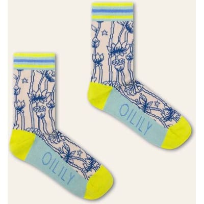 Oilily Mirabella Sokken- maat26-28 Turtle Dove