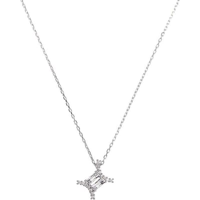 Swarovski Zodiac Tweelingen Multi-Metaal Afwerking Ketting Damesketting Zilver 5563893 Box (Random Color) white