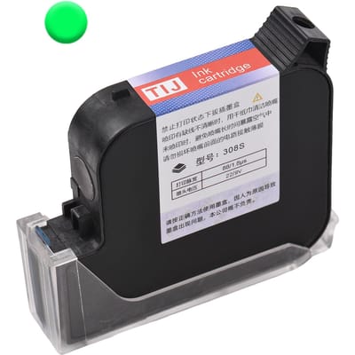 Cartouche d'encre de rechange 308S à séchage rapide 45 ml pour imprimante à jet d'encre portable M20 T50(Noir) vert