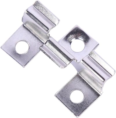 Bevestigingsclips - Terrasclips - Terras Onderhoud - Roestvrij Staal - 8-10 mm - Zilver Wit
