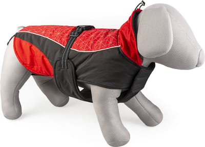 Duvoplus - Dierenkleding - Hond - Hondenjas Hi Vis Casual L - 60cm Rood/zwart - 1st