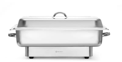 Elektrische Bain Marie - Warmhoudbak Buffet - Gerechten Warm Houden - Inclusief Dekselhouder - 9L - Zilver