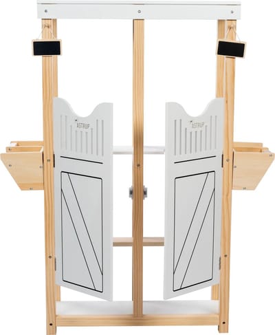 By Astrup Paardenstal Luxe voor 2 Stokpaarden (vernieuwd model)